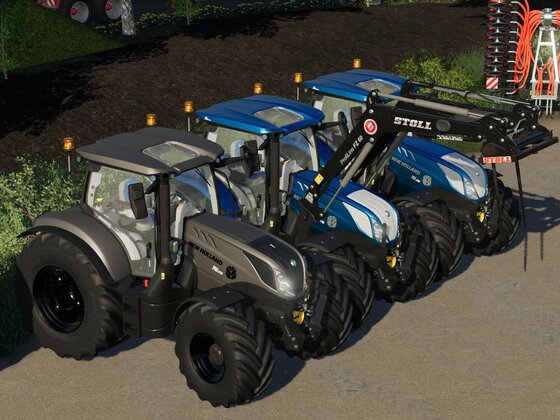 Meine Flotte. 2 New Holland T6.175 Blue Power 1 New Holland T6.175 Night Eagle Edition