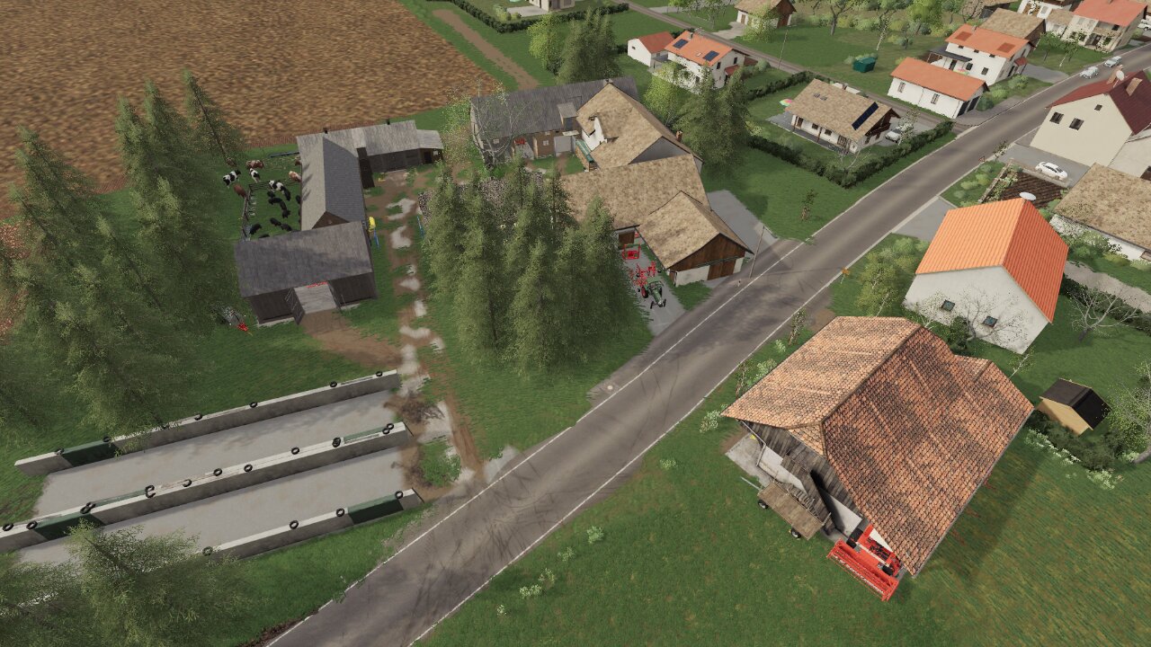 Mol widda an glan Bäuerlichen Bauernhof gebaut in Oberfranken