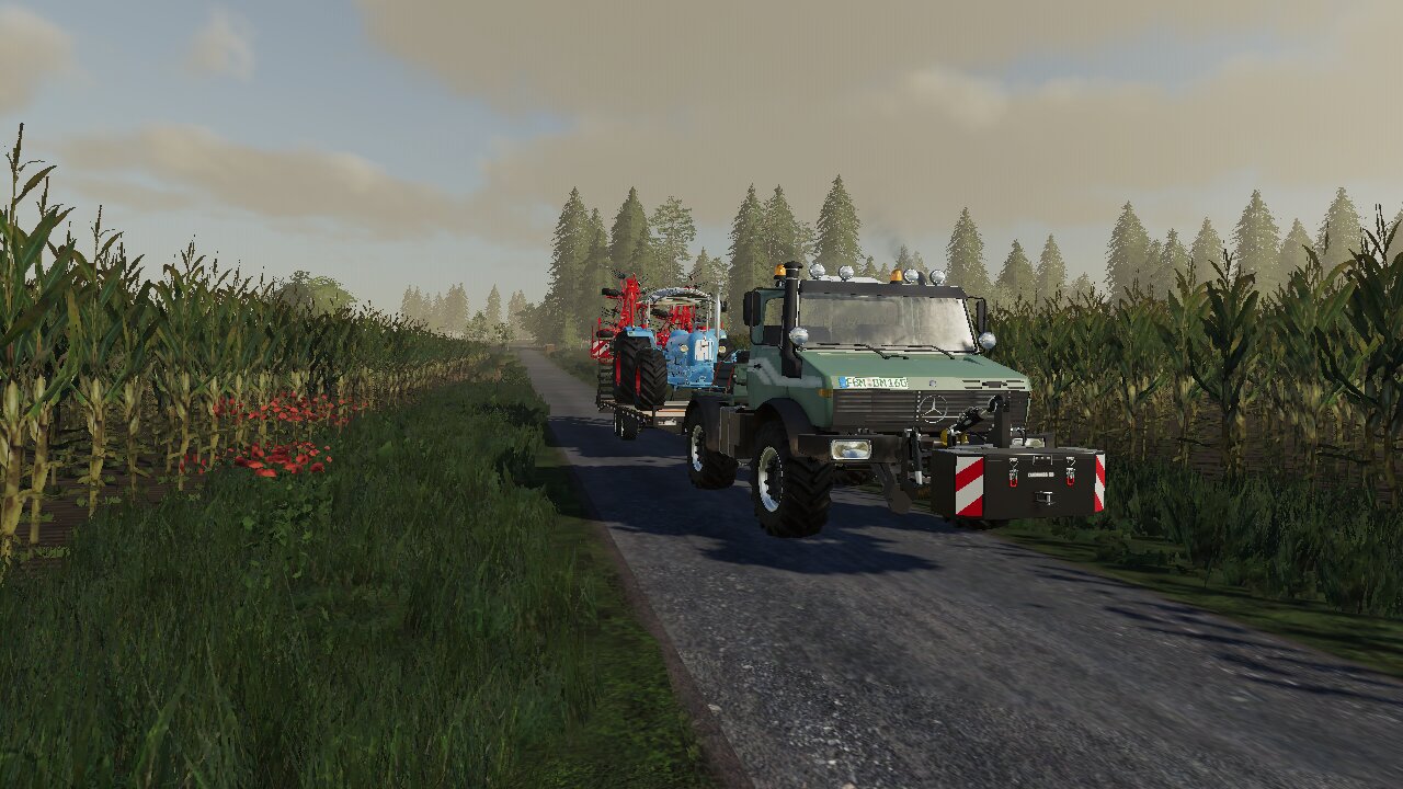 Unimog im Morgengrauen