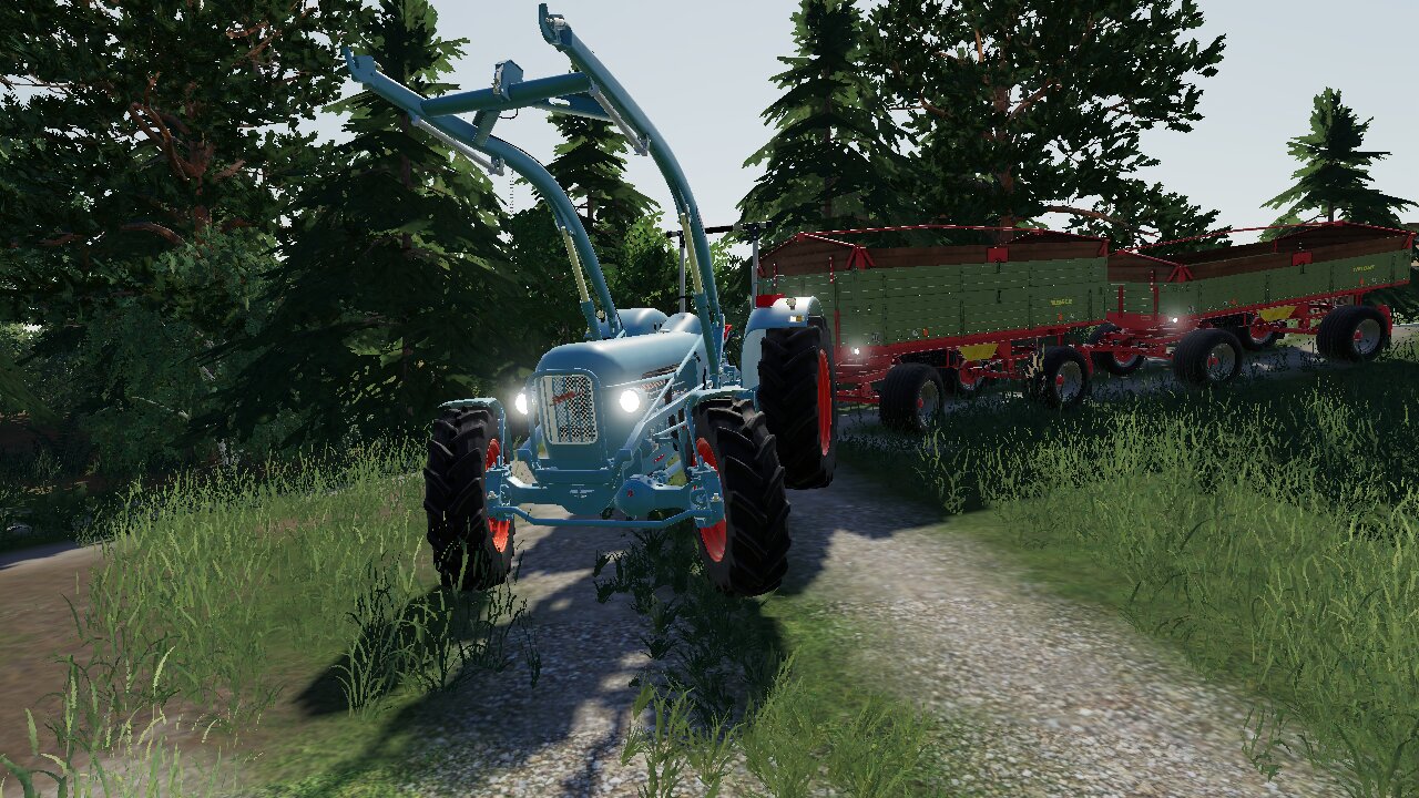 Der Eicher Wotan800 mit 80 PS am abfahren