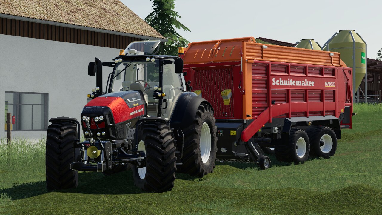 Der Dicke deutz am ladewagen