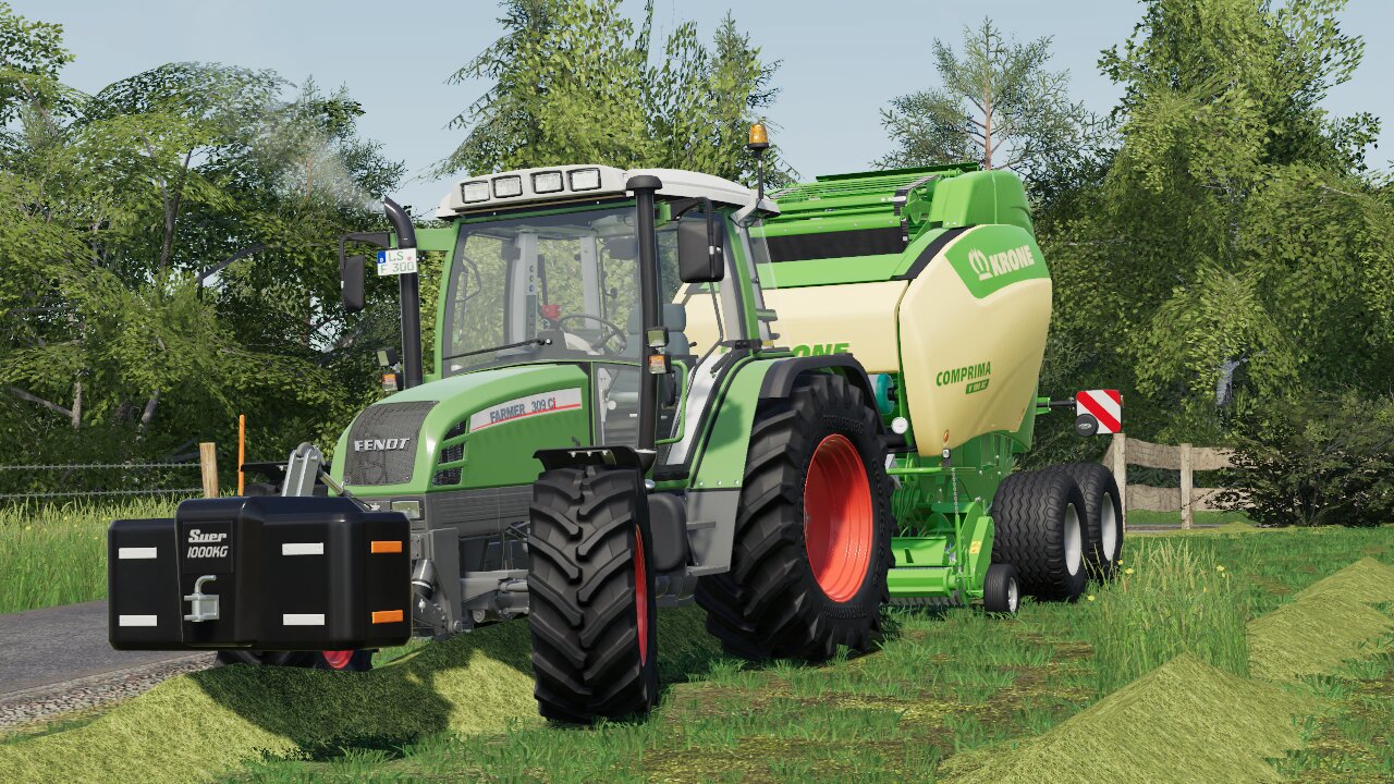 Mit dem 309c Am Pressen mit der comPrima