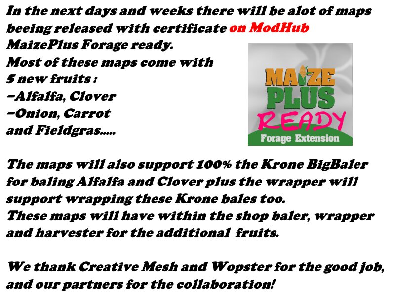 #maizeplusforageextension #creativemesh #wopsters #TakeTheOriginal