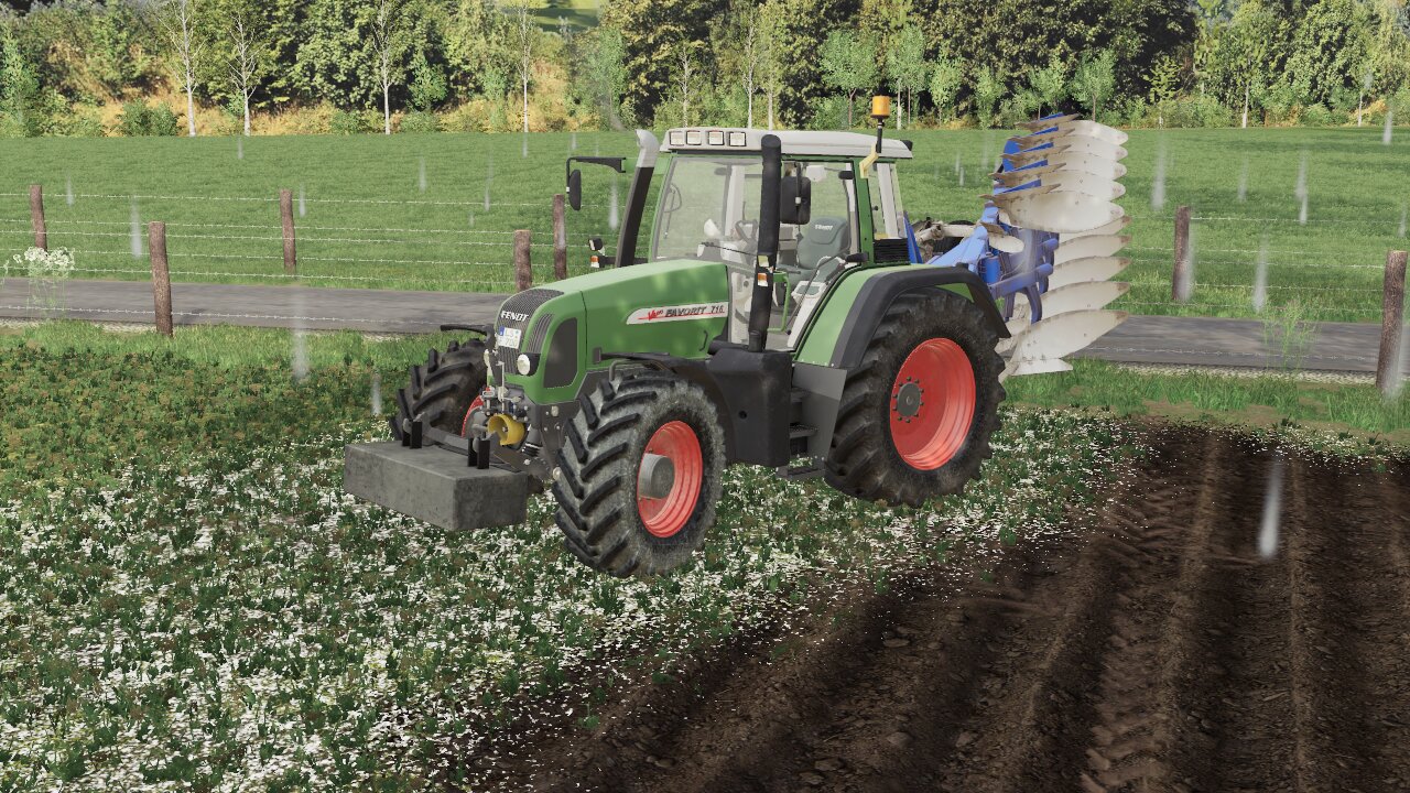 Mit Fendt pflügen