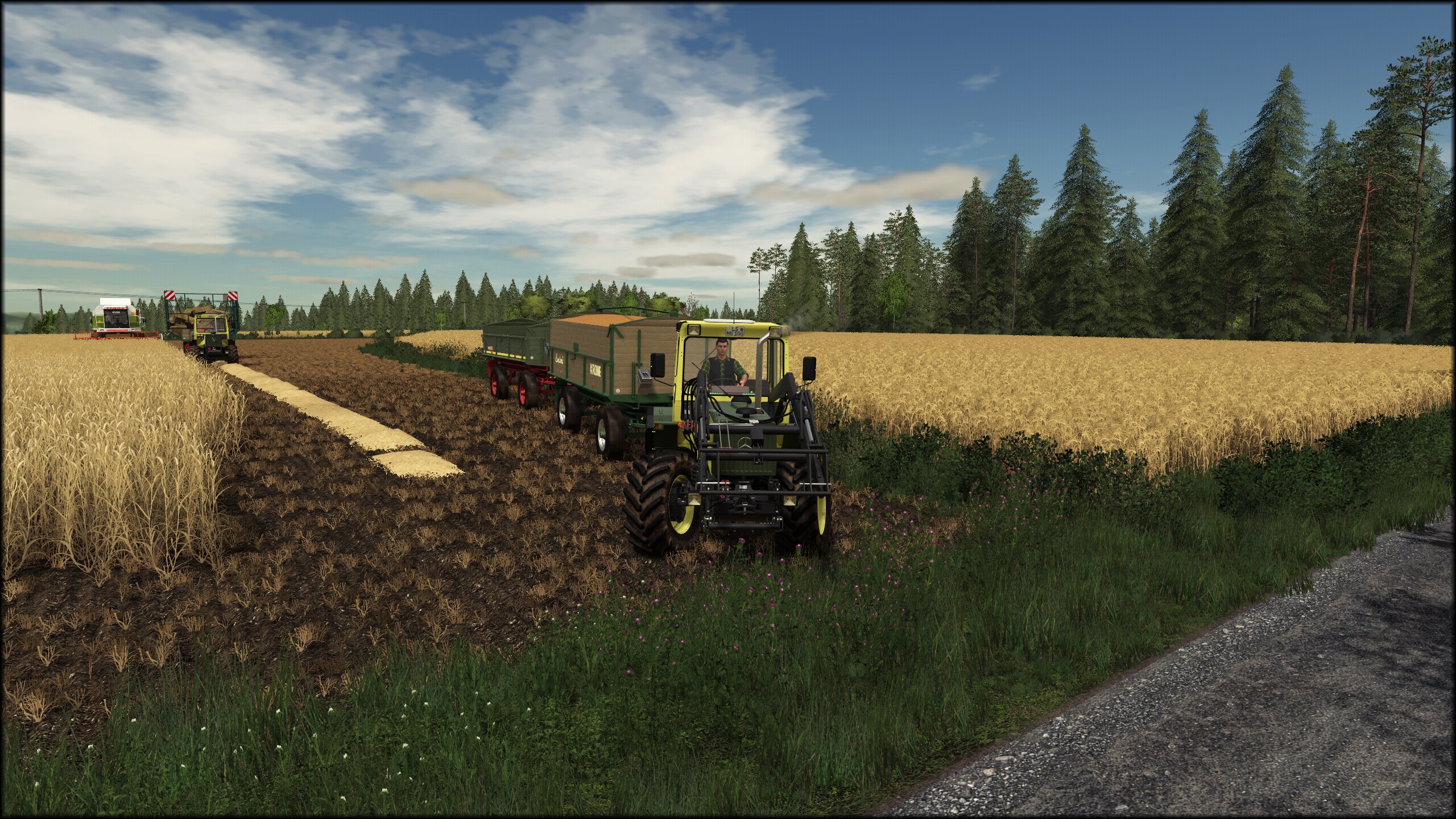 Erster Ernteeinsatz