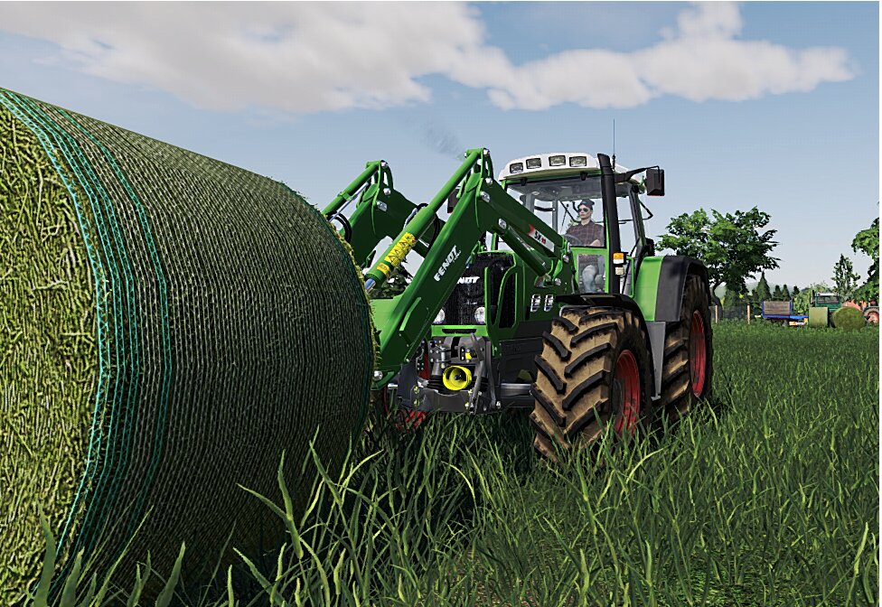 Grasballen einfahren | Fendt 820