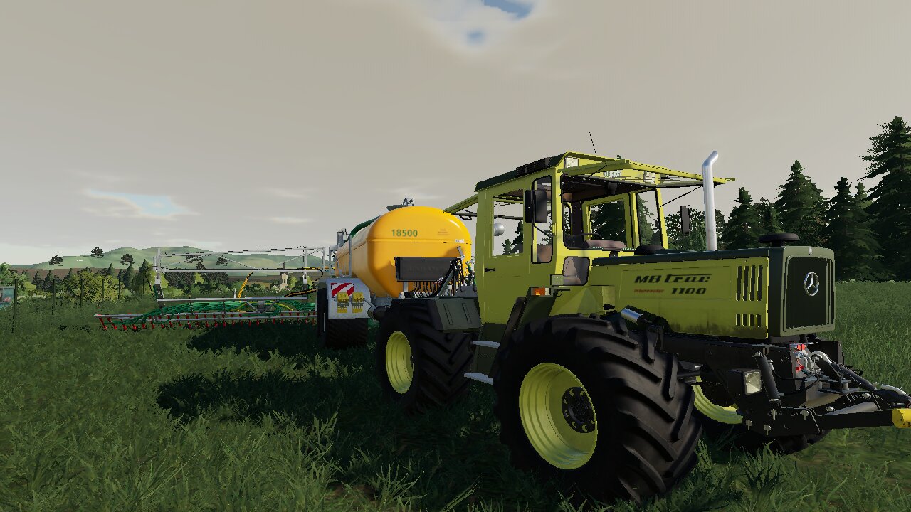 Scheise fahren mim MB Trac