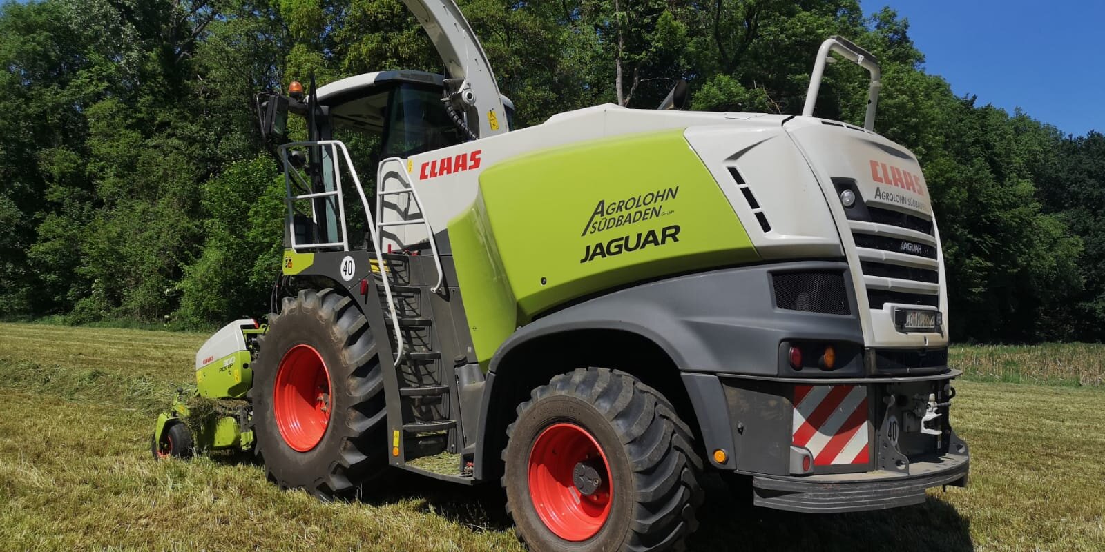 Beim Grossbauern Silieren mit Claas Jaguar 970 (Videolik in der Beschreibung)