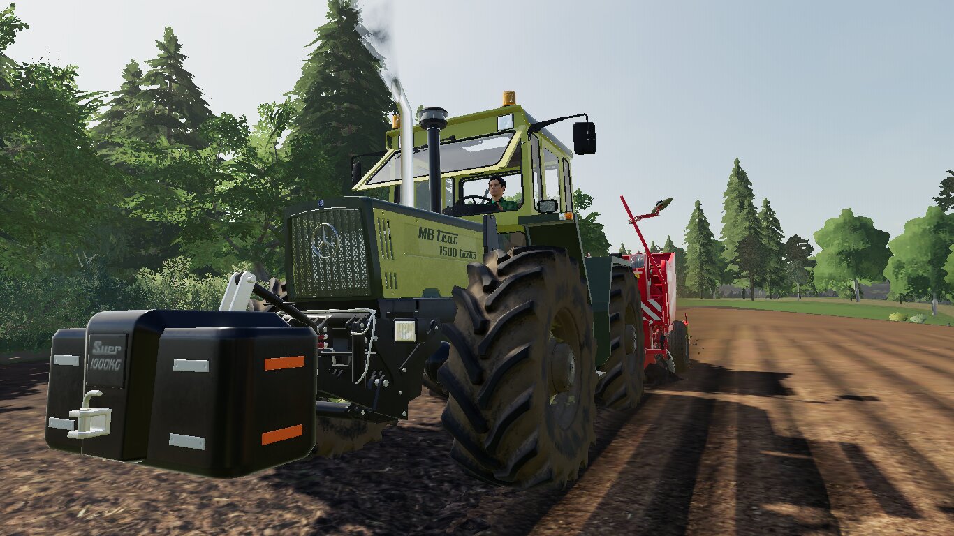 Kartoffelnstecken mit dem MB-Trac 1500 Turbo ?