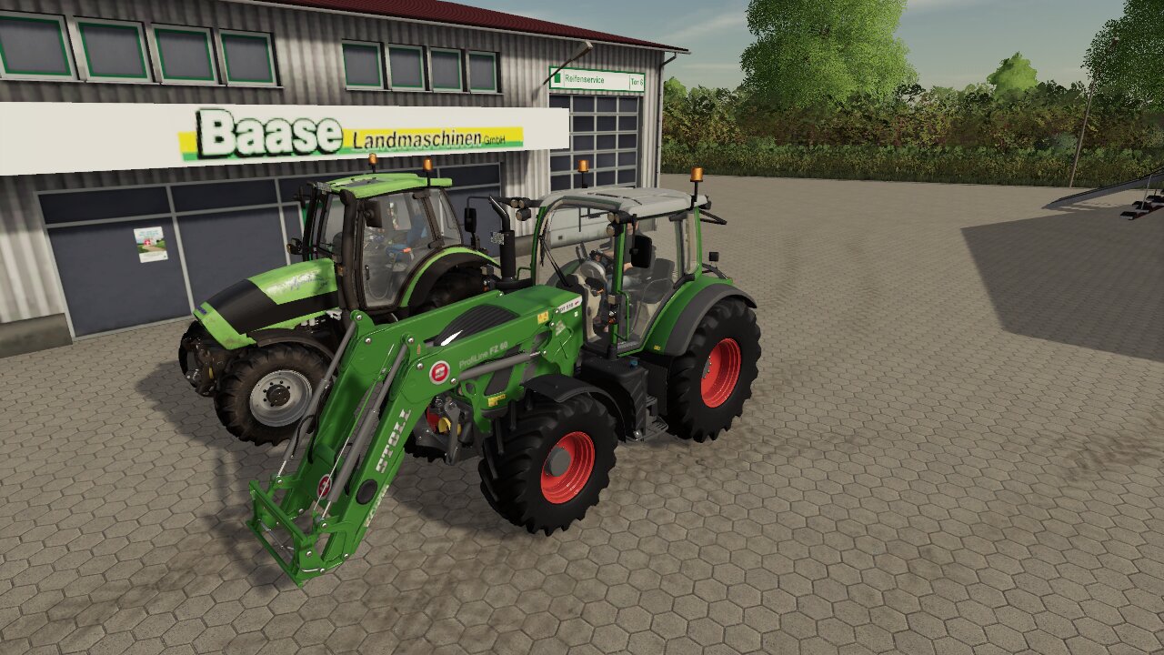 Neuen Fendt abholen und den Deutz abgeben.