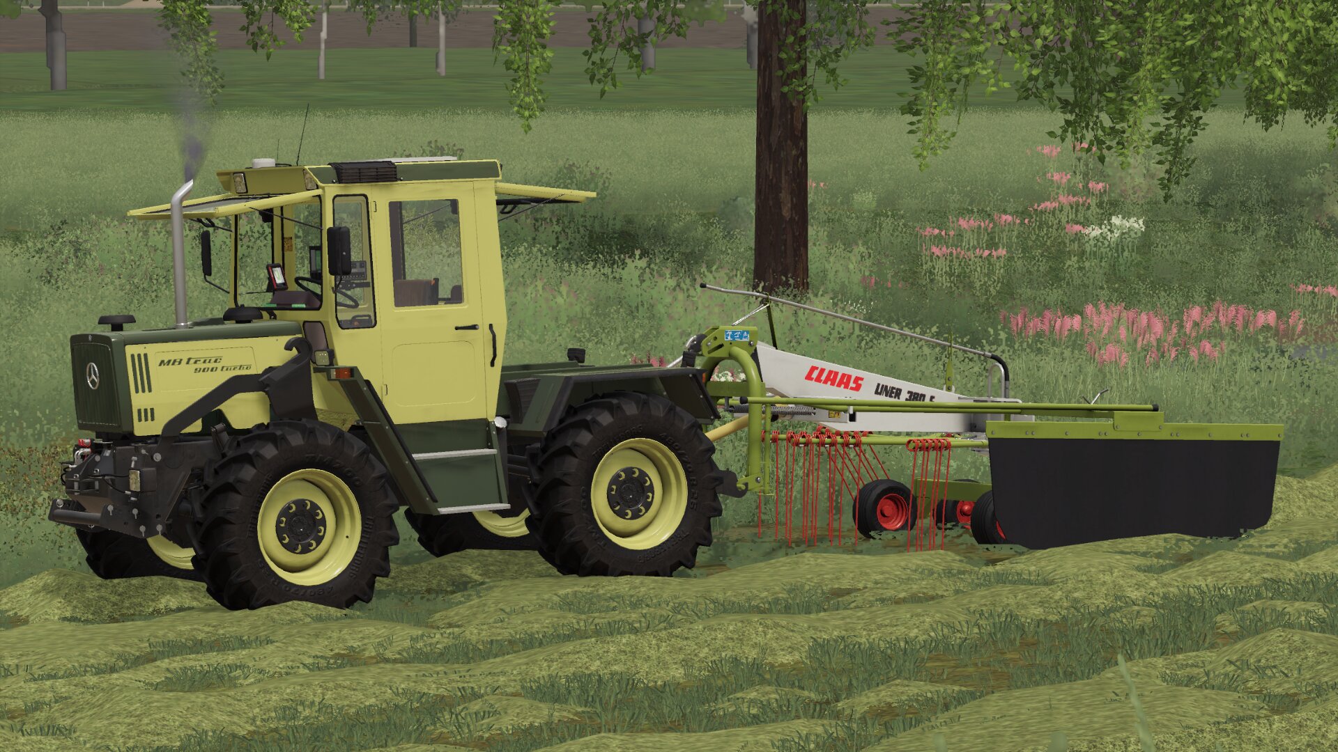 MB Trac 900 Turbo mit Claas Liner 380 S