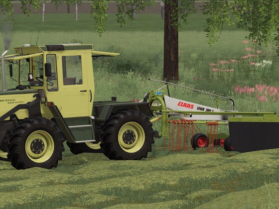 MB Trac 900 Turbo mit Claas Liner 380 S