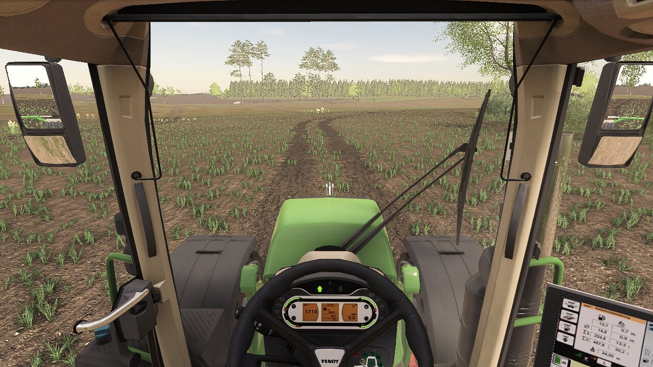 AUF DEM FELD AN GEKOMMEN