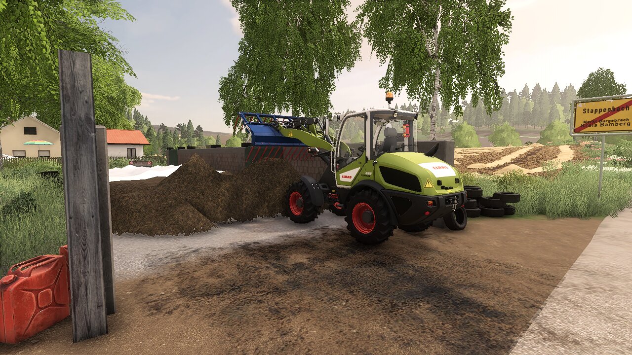 Claas am  silo