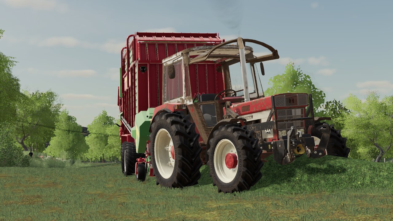 Gras einfahren