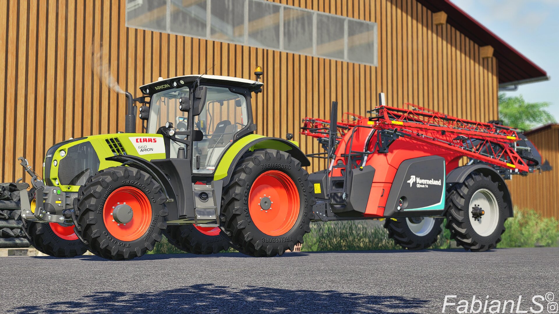 Spritzen mit dem 660er Arion :)