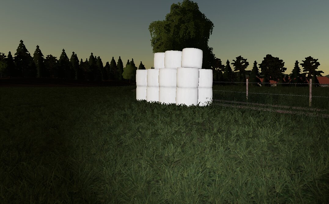 Silageballen fertig