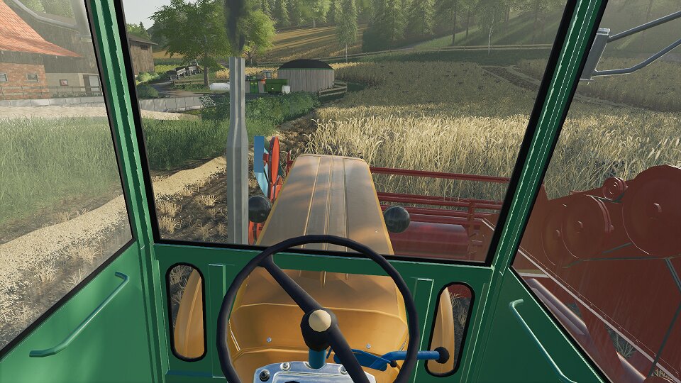 Weizendrusch mit Bizon und Ursus