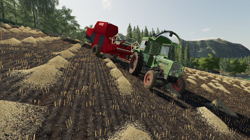 Hafer Drusch mit Fendt und Fahr