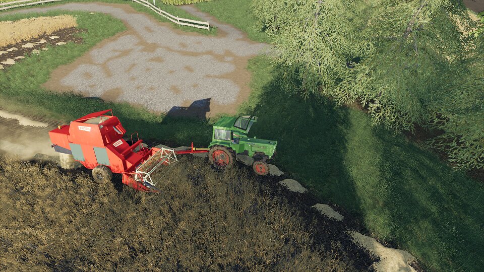Hafer Drusch mit Fendt und Fahr