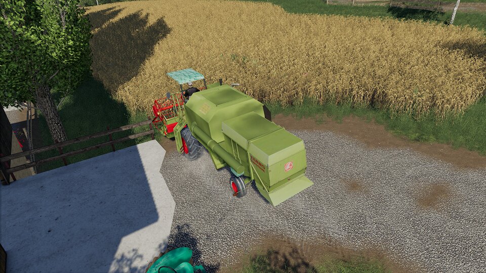 Gersten Drusch mit Claas Consul