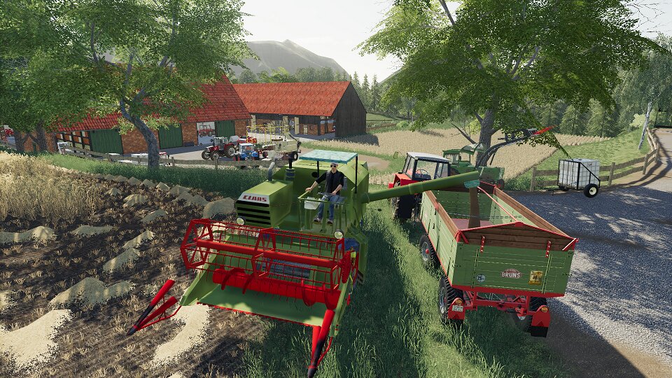 Gersten Drusch mit Claas Consul