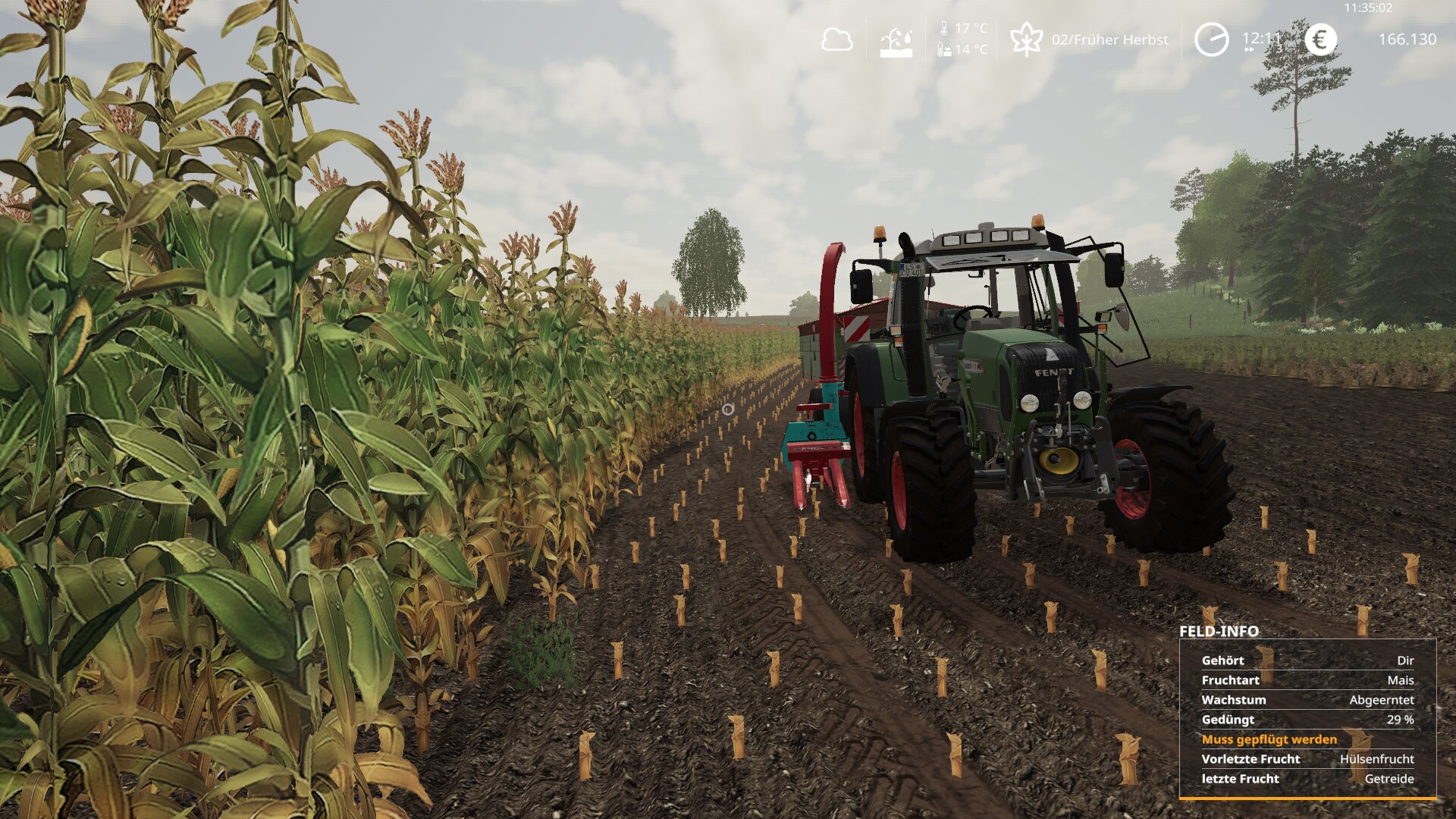 Maibiltz mit Fendt Vario 415