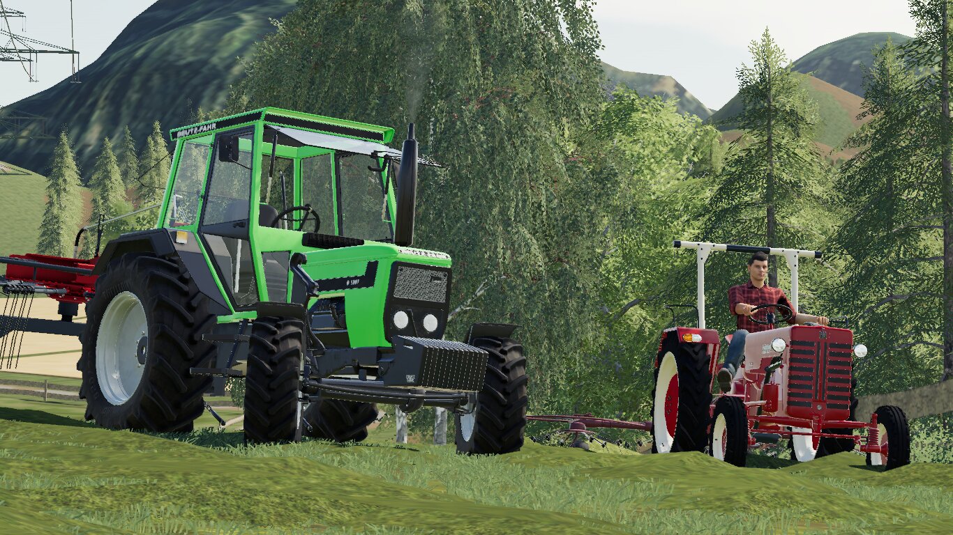 D 5207 und McCormick am Arbeiten