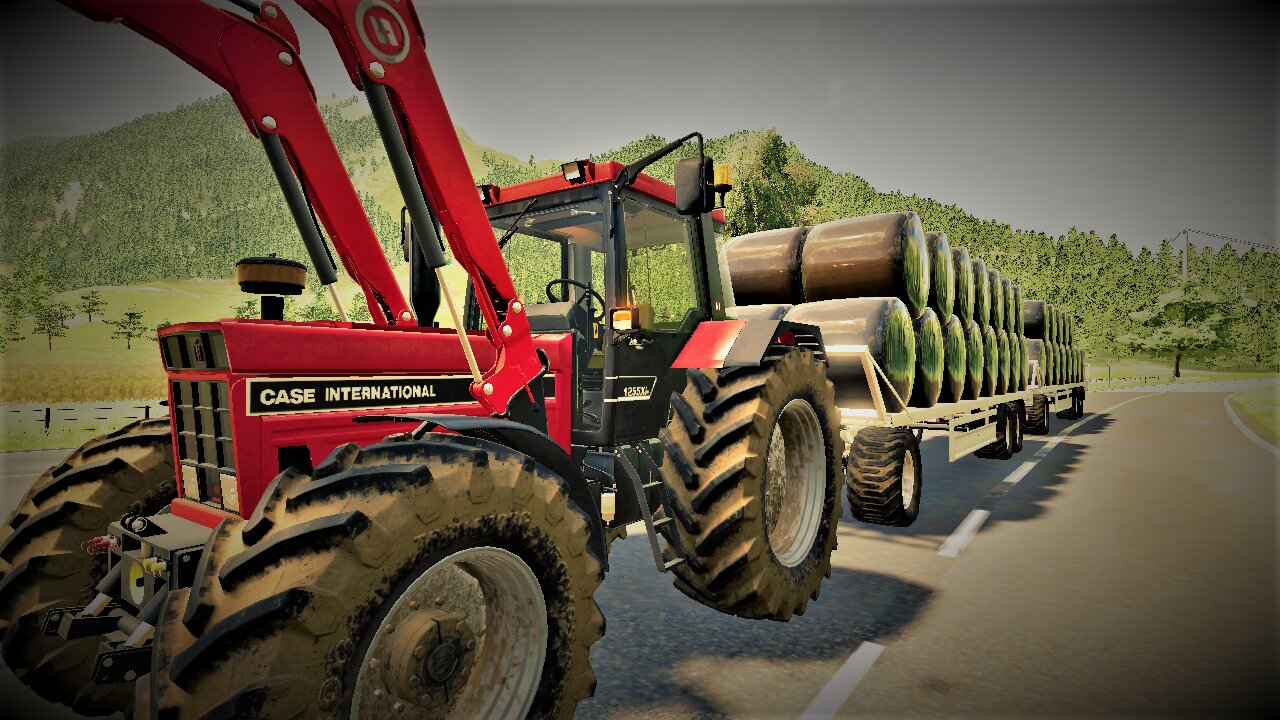 Ballen fahren mit dem IHC 1255XL