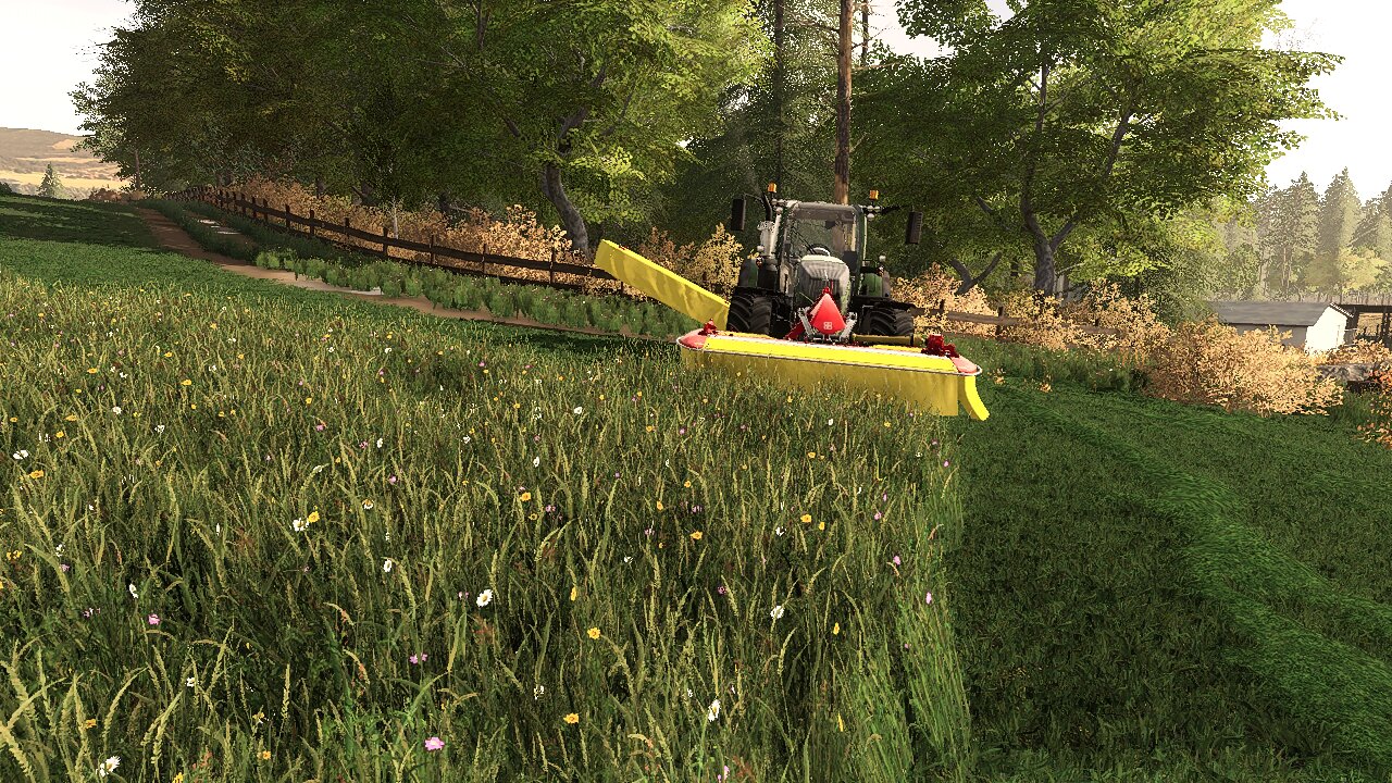 Fendt am Mähen