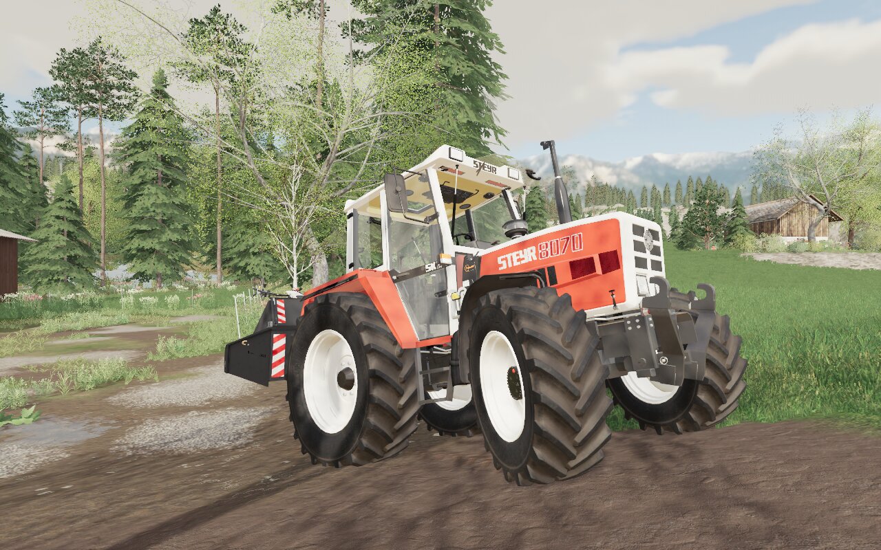 Steyr 8070 mid da Hecklod