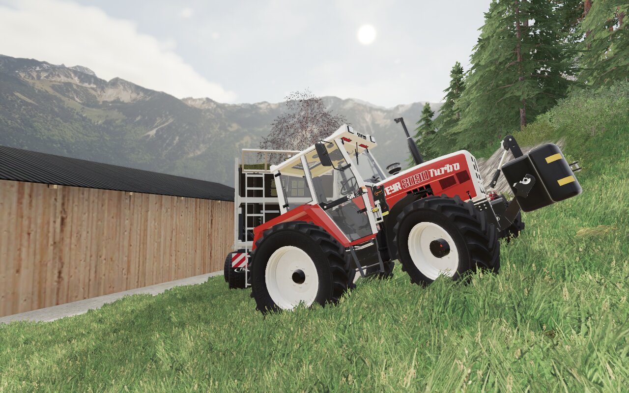 Steyr 8090 am Limit