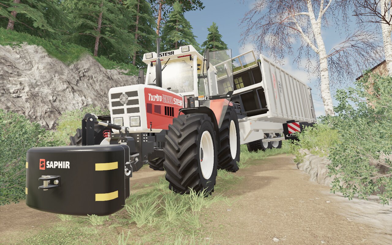 Steyr 8090 bam Silieren#