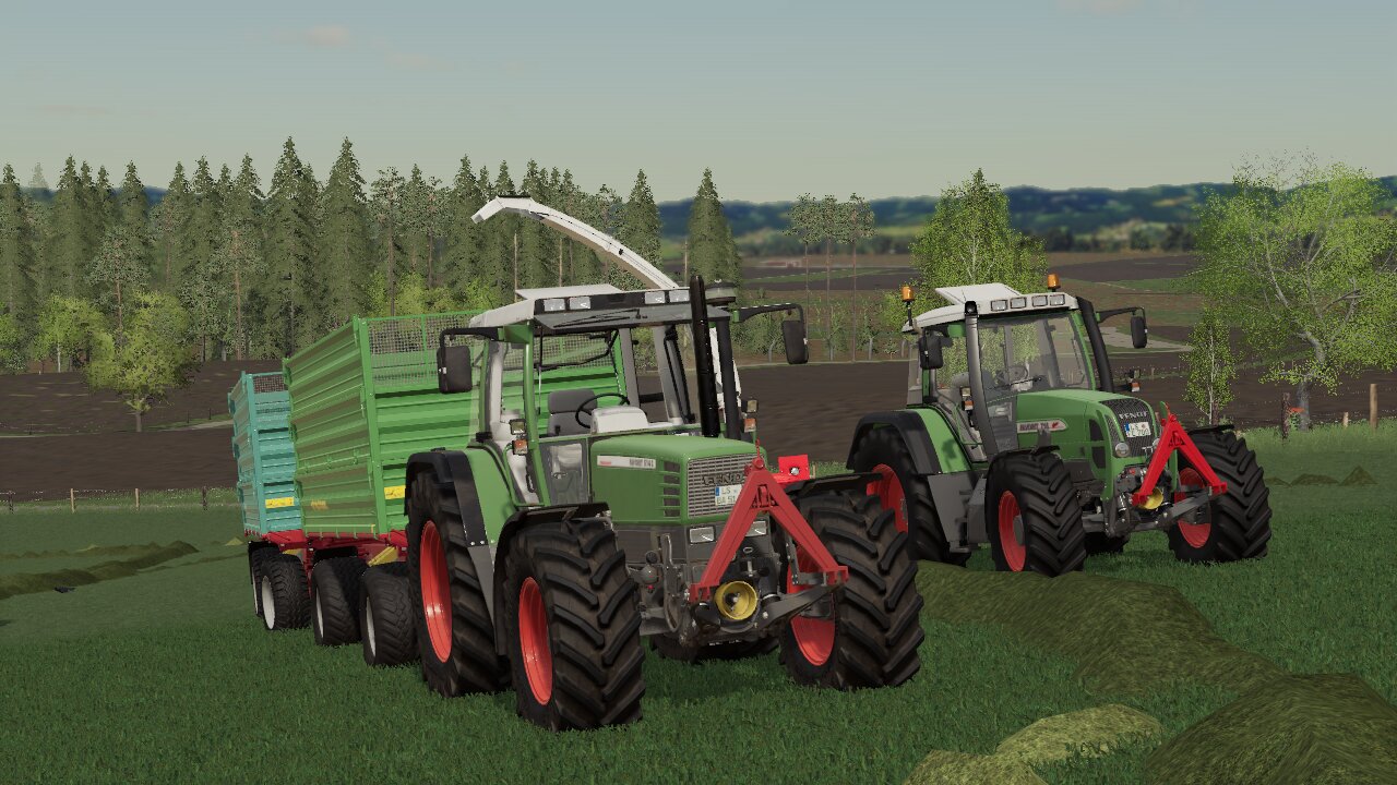 Häckslen mit Fendt Luggi