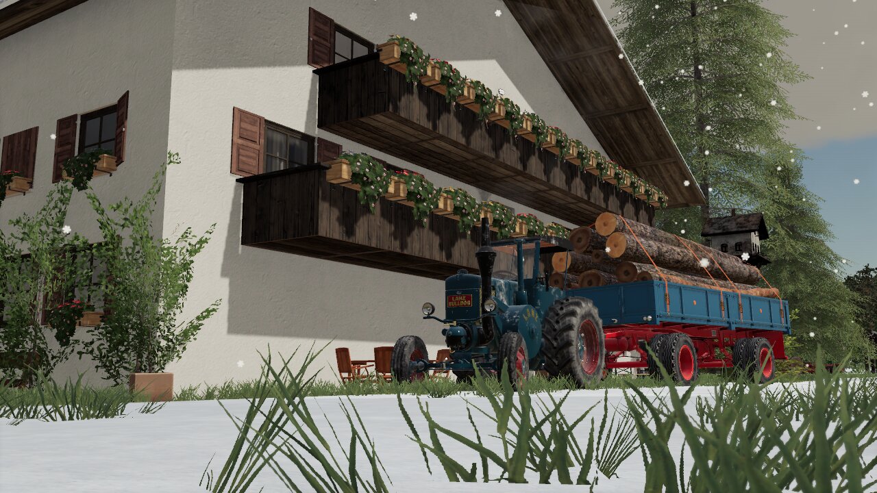 Holz fahrn mim lanzi