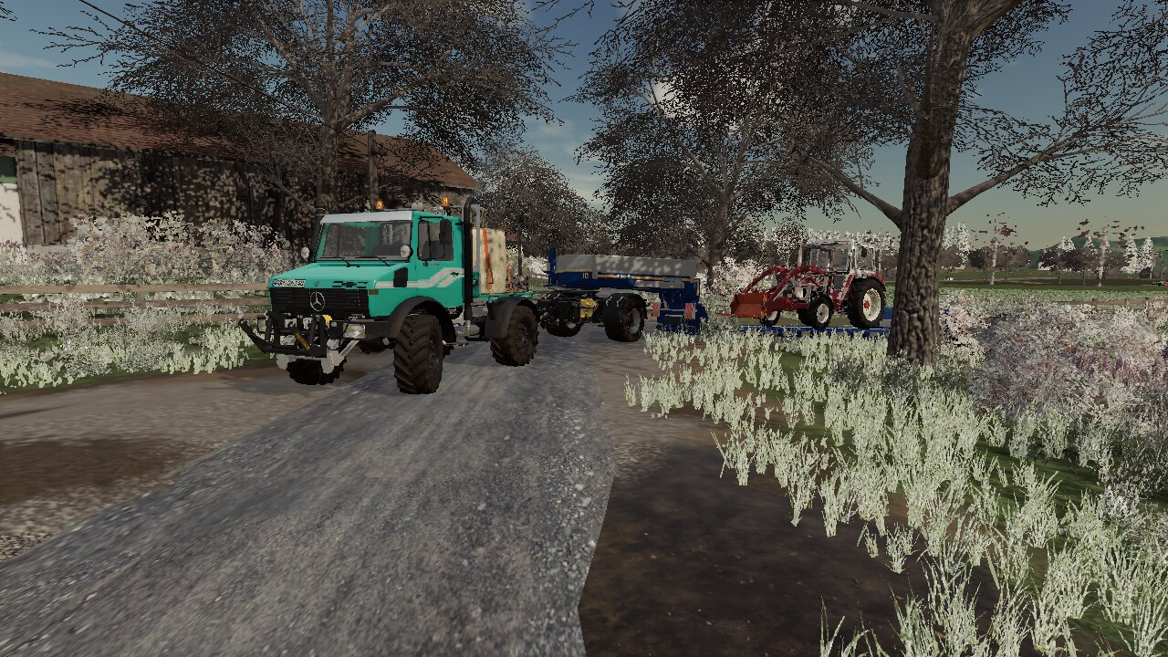 Schwertransport mit dem Unimog