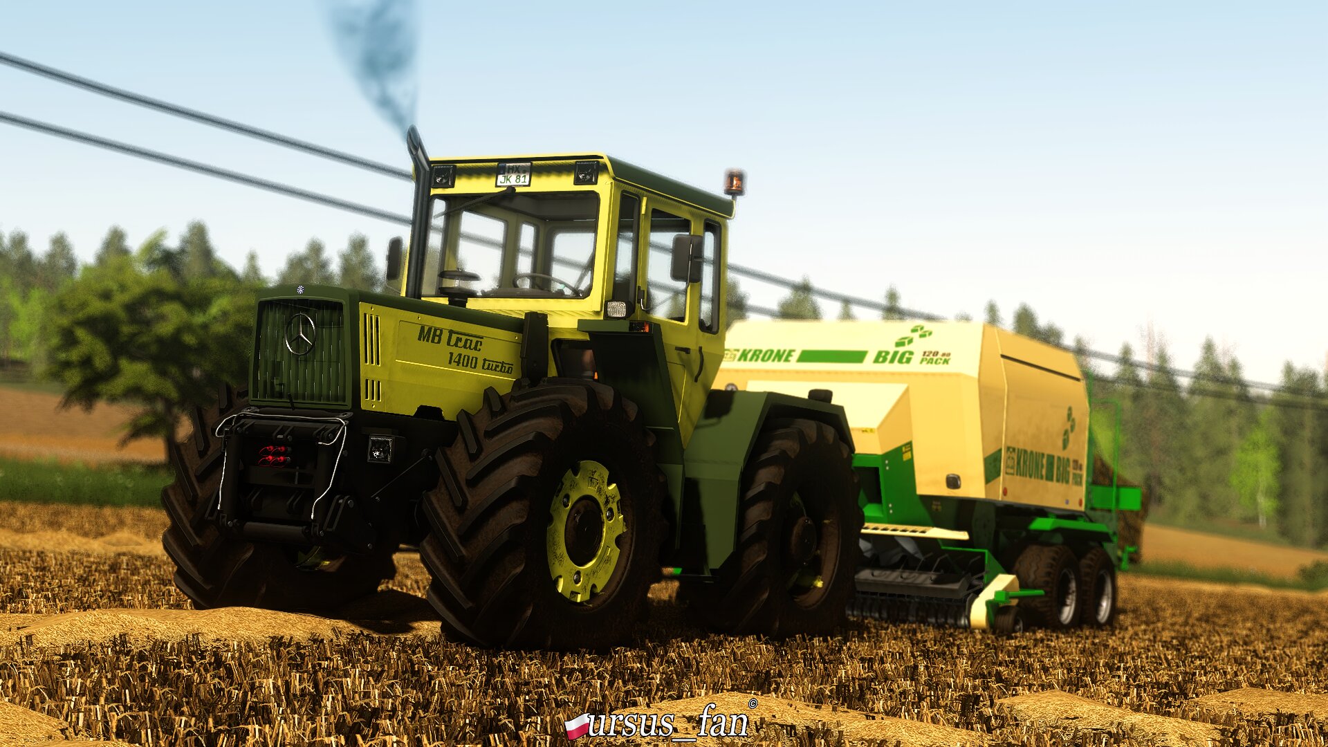 Pressen mit einen MB Track 1400