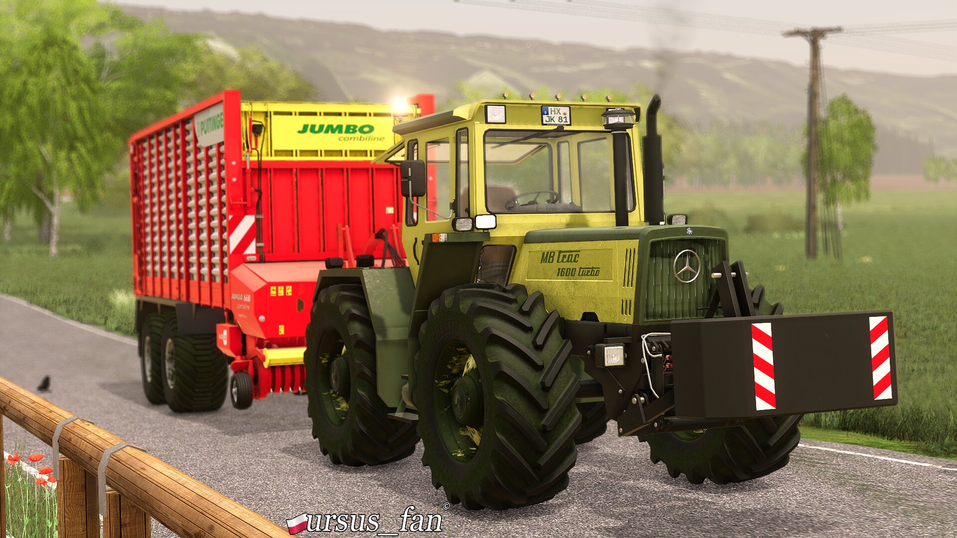 Gras einfahren