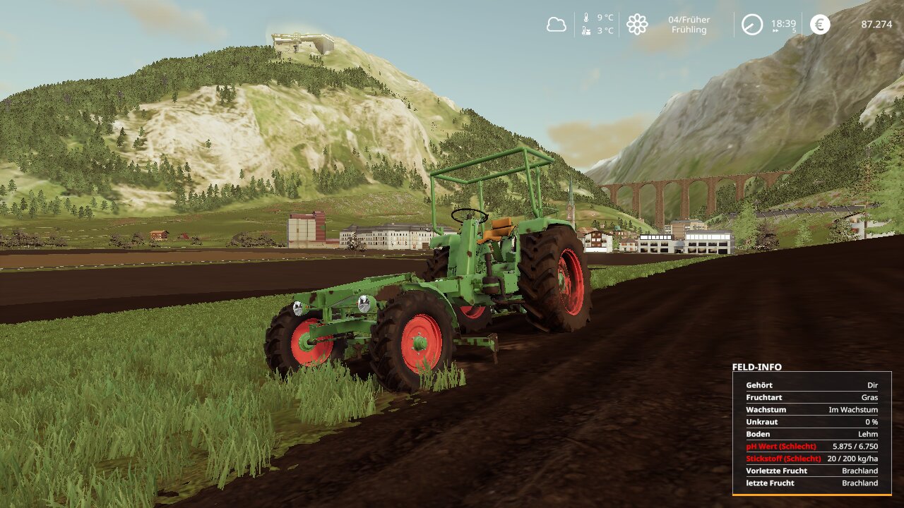pflügen mit dem deutz und dem fendt auf der elegrat