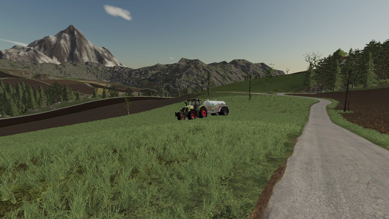 Claas Axion 860 beim odlfoan af da Swisstouch