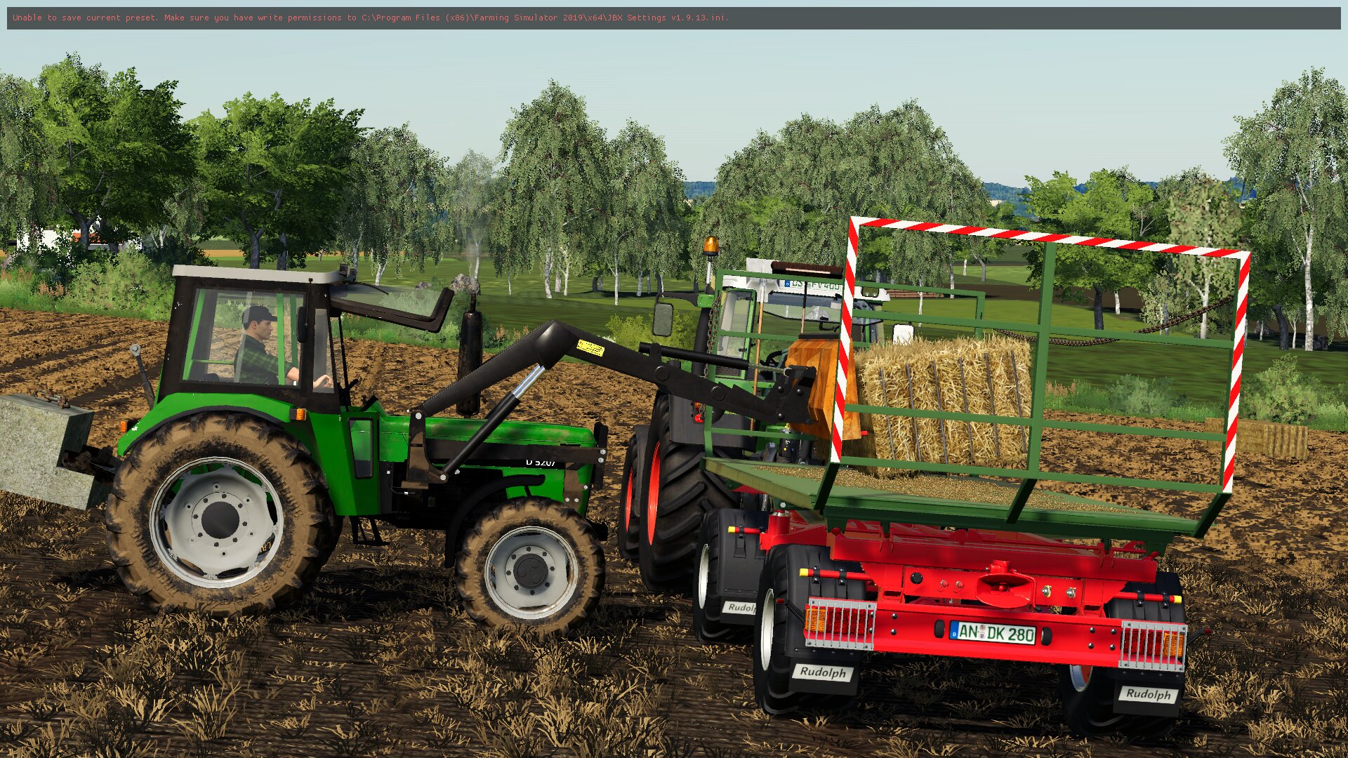 Ballen fahren.