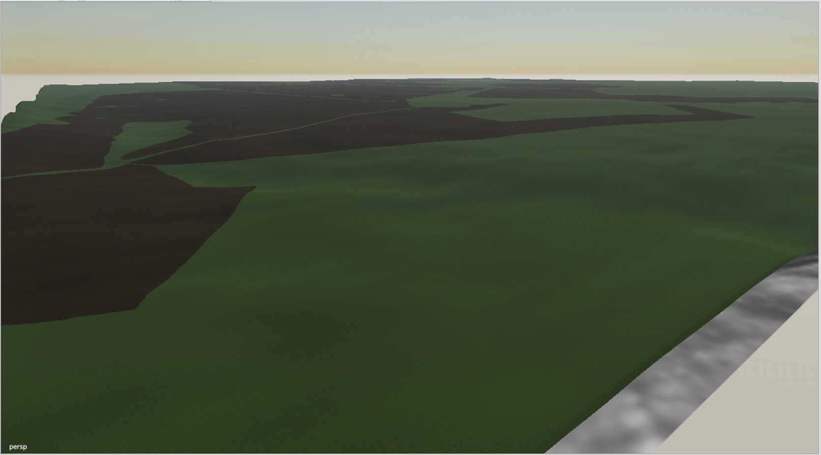 Hier ein Terrain ohne die Smooth-Taste betätigt zu haben;)