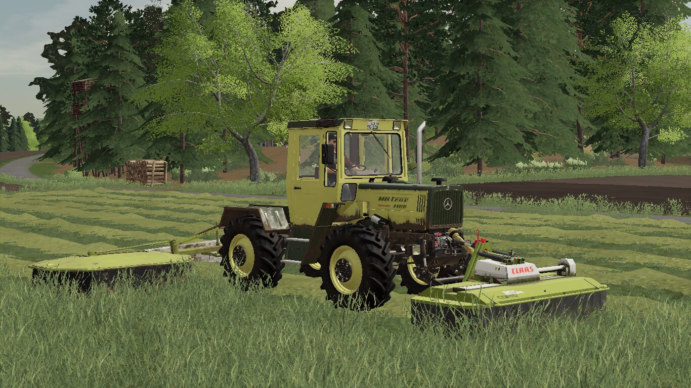 Gras mähen