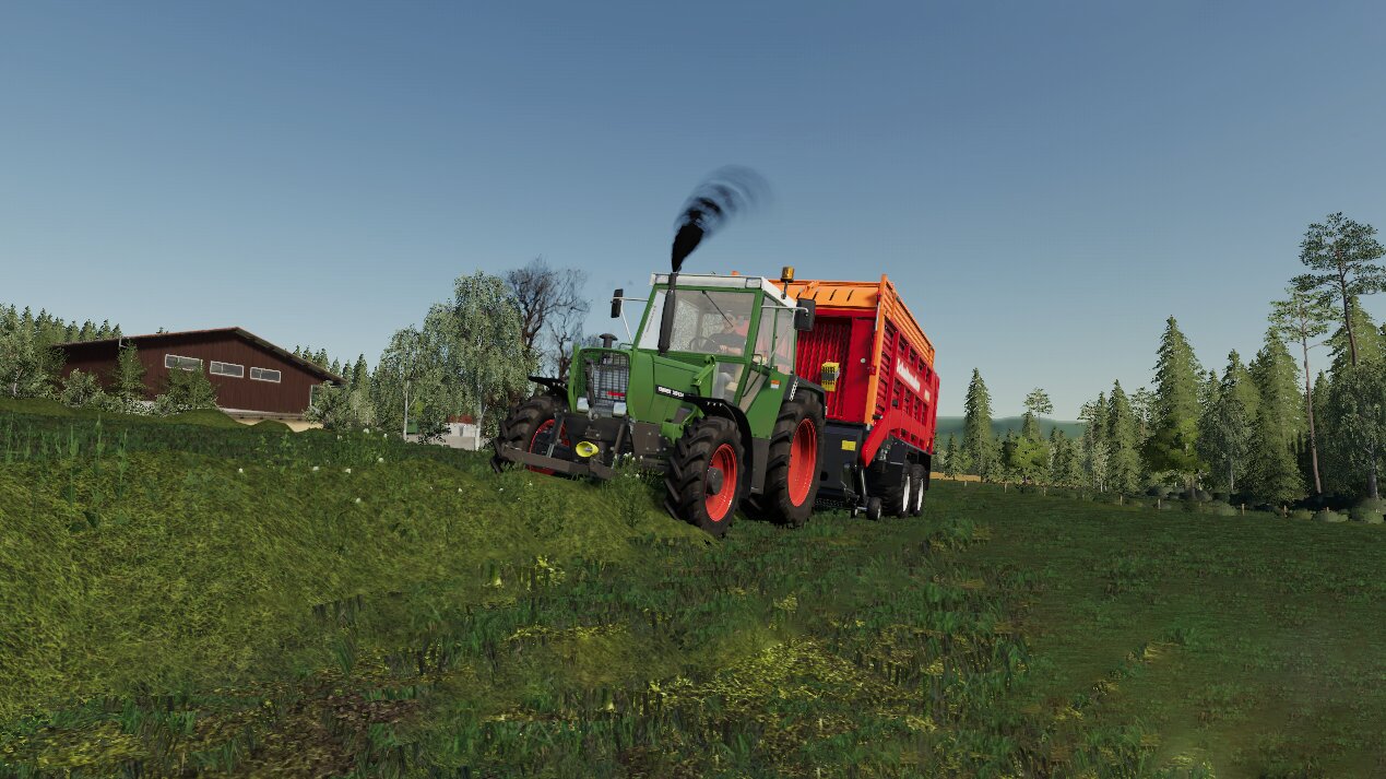 Fendt 309 LSA unterm Sammeln