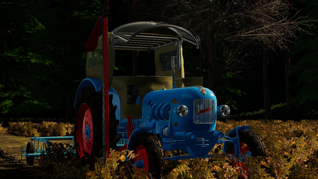 Eicher am Grubbern
