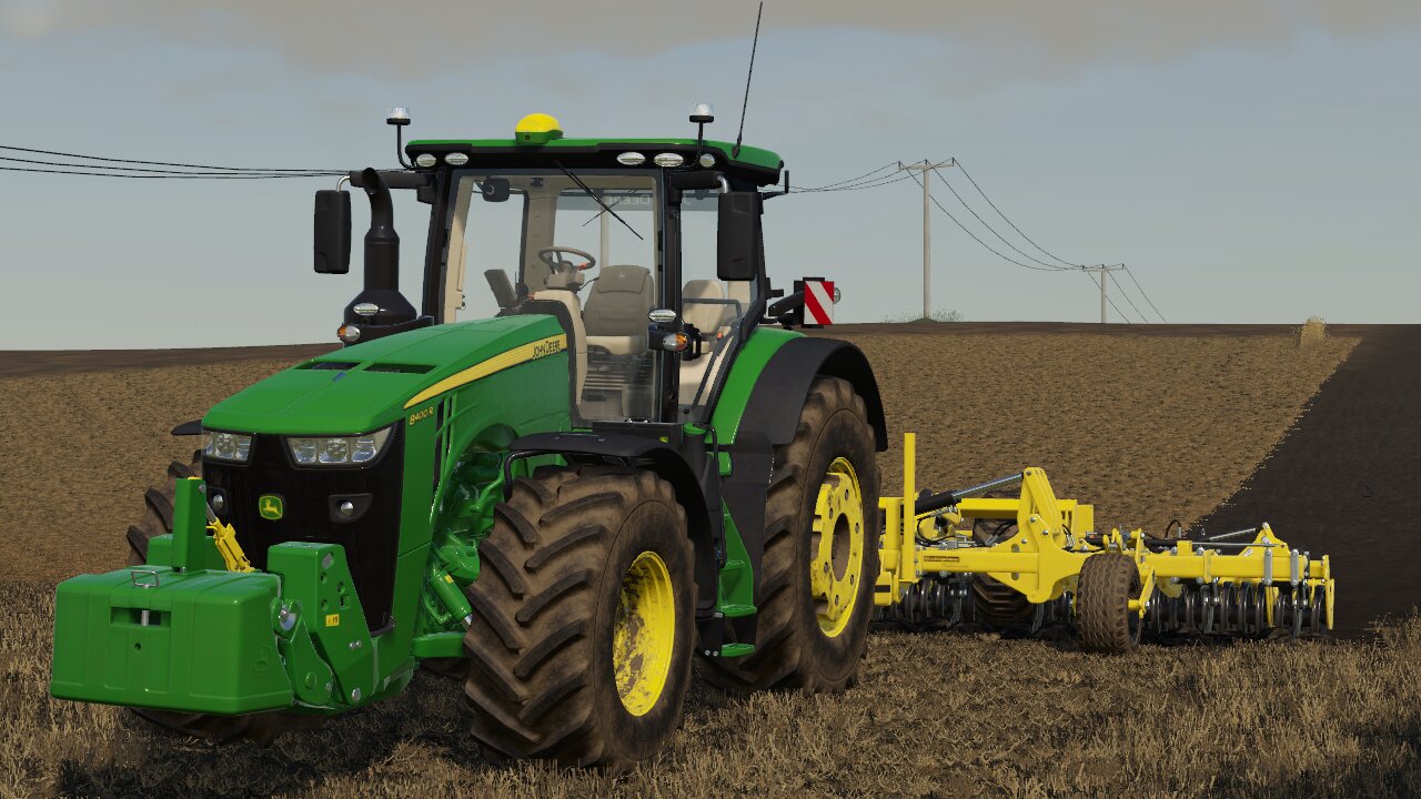 John Deere 8400R am Tiefenlockern