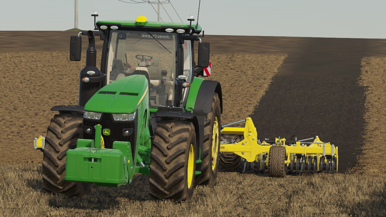 John Deere 8400R am Tiefenlockern