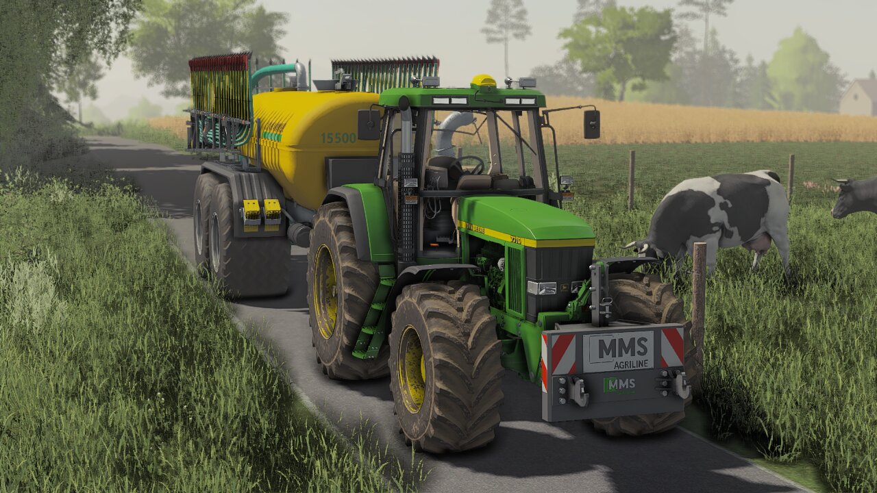 7710 am Gülle holen für denn Holmer