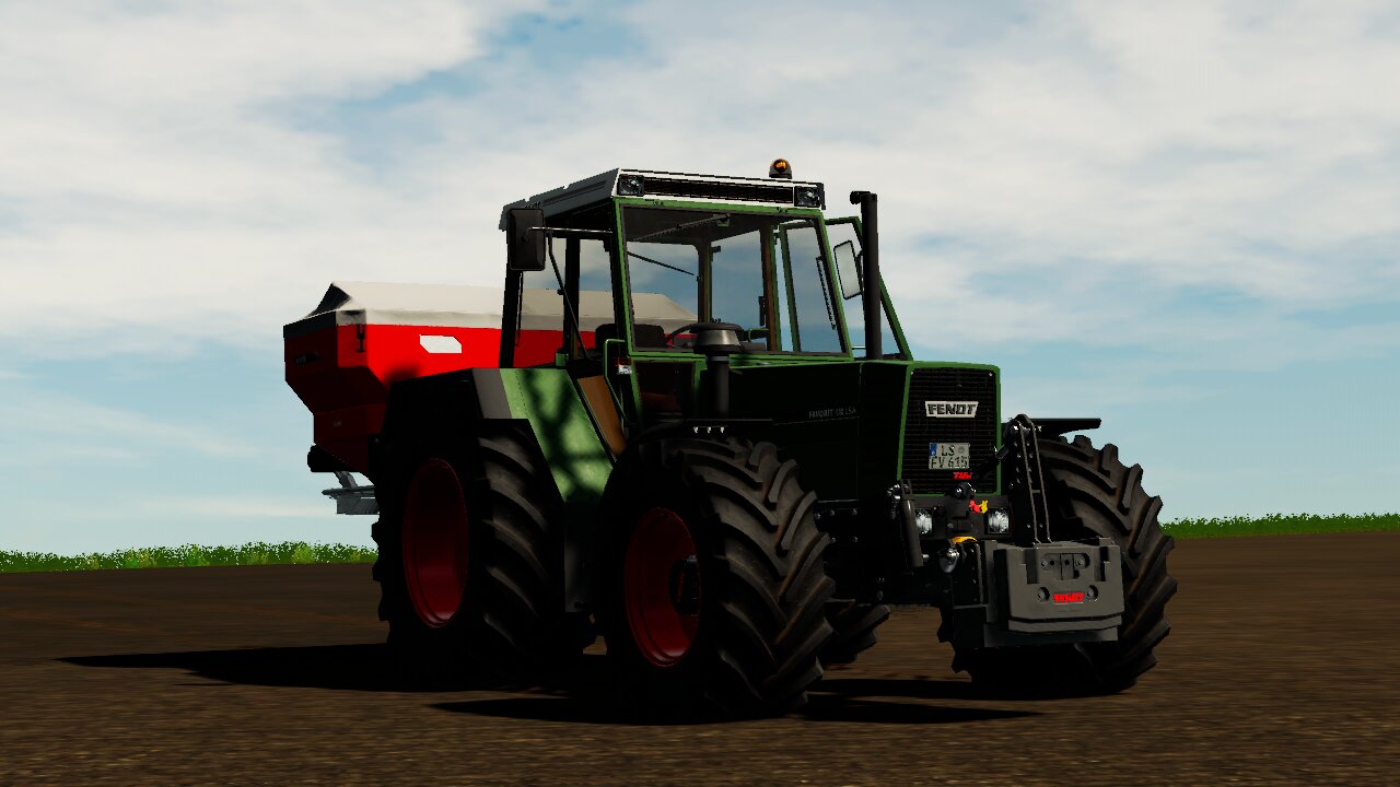 Düngerstreuen mit´m Fendt