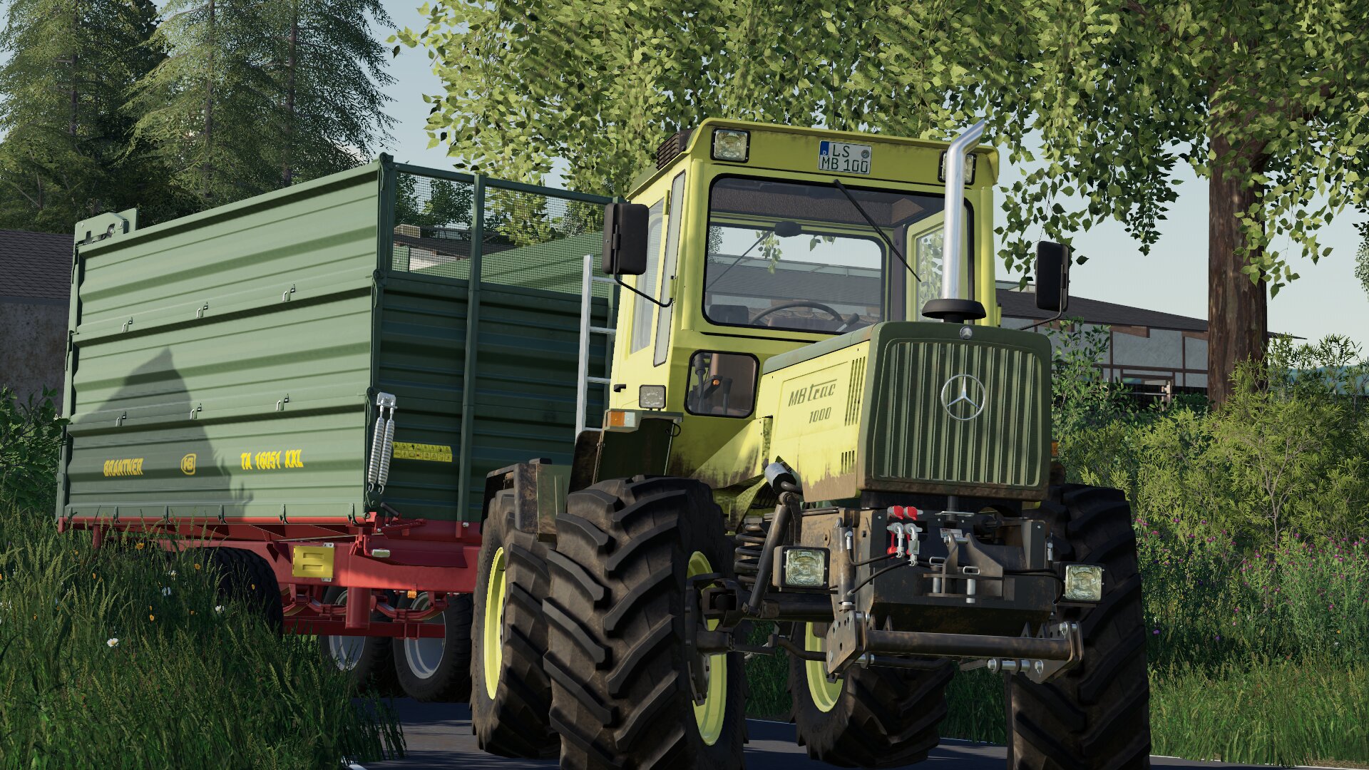mit dem MB Dinkel Fahren